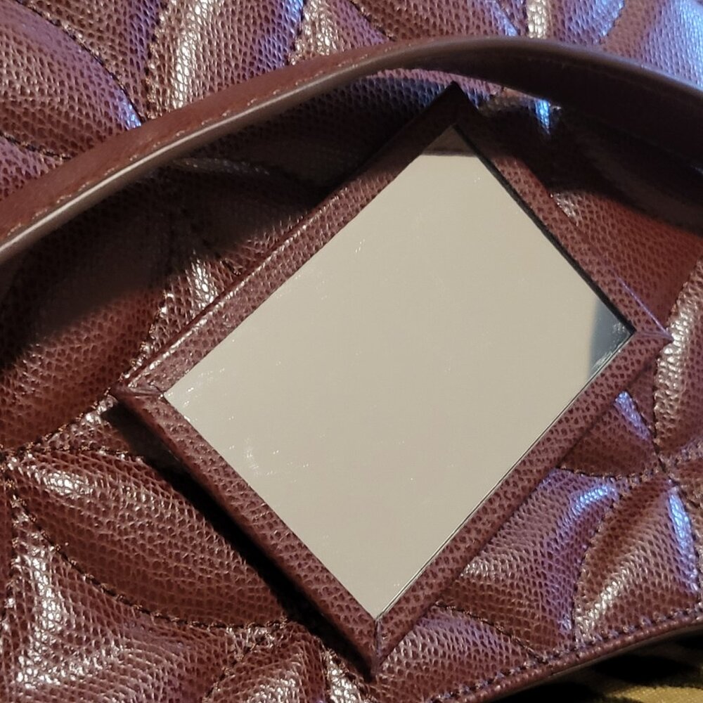 NWOT Eric Javits Burgundy Bag - Picture 8 of 8